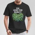 A Heart For Bubatz Bubatz Saying With Heart Bubatz T-Shirt Lustige Geschenke