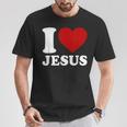 I Heart Jesus I Love Jesus T-Shirt Personalized Gifts