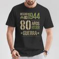 Hecho En 1944 80 Años Guerra Aniversarios Amigos Perfecto Camiseta unisex Regalos divertidos