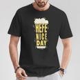 Hefeweizen Yeast Nice Day For A Wheat Beer Fan T-Shirt Lustige Geschenke