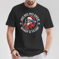 Ho Ho Ho Deer What A Year Skeleton Drink Coffee Christmas T-Shirt Unique Gifts