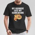 Hognose Snake My Hognose Eats My Homework T-Shirt Unique Gifts