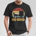 Hü Brid Horse Carriage Hybrid Coachman Riding Word Game T-Shirt Lustige Geschenke