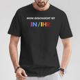 Humorous Statement My Gender Is InIhr T-Shirt Lustige Geschenke