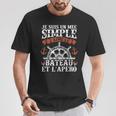 Humour Bateau Capitaine Marin Bateaux Bateau T-Shirt Cadeaux drôles