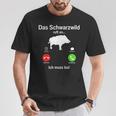 Hunter Wild Boar With Deer And Hunting Ticket Forester T-Shirt Lustige Geschenke