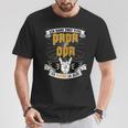 Ich Habe Zwei Titel Papa Und Opa For Dads Grandfathers S T-Shirt Lustige Geschenke