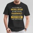 Installateur Kein Frauenarzt Slogan Plumber T-Shirt Lustige Geschenke