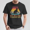 Introvertido Pero Dispuesto A Hablar Sobre Gatos Introvertidosintage Camiseta unisex Regalos divertidos