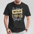 It's Been A Wild 100 Days Happy 100Th Day Of School Leopard T-Shirt Personalized Gifts