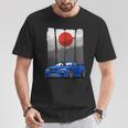 Jdm Skyline 34 Car Tuning Japan Rising Sun Drift T-Shirt Lustige Geschenke