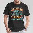 Jellyfish Sting Survivor T-Shirt Lustige Geschenke