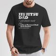 Jiu Jitsu Dad Like A Normal Dad Just Cooler Camiseta unisex Regalos divertidos