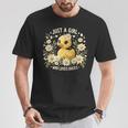 Just A Girl Who Loves Ducks Girl Cute Duck T-Shirt Unique Gifts
