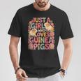 Just A Girl Who Loves Guinea Pigs Guinea Pig Girl Mom Women T-Shirt Personalized Gifts