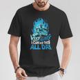 Keep Trying Hockey Sobre Hielo Portero Camiseta unisex Regalos divertidos