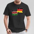 Kenya Germany Flag German Kenyan T-Shirt Lustige Geschenke