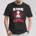 King Of The Spin Edm Dj Music Lover Camiseta unisex Regalos divertidos