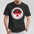 Knights Templar Cross And Seal Knight T-Shirt Lustige Geschenke