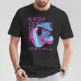 Korean K-Pop And Chill Girl T-Shirt Lustige Geschenke