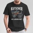 Kutscher Aus Leidenschaft Horse-Drawn Carriage Driving T-Shirt Lustige Geschenke