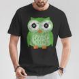 Large Green Owl For Any Owl Fan Vintage Owls T-Shirt Funny Gifts