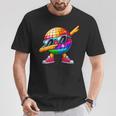 Led 70S Disco Ball Dabbing Sunglasses Nightclub Dance Party T-Shirt Lustige Geschenke