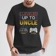 I Leveled Up To Uncle 2023 Nueva Familia Promocionada A Jugador Camiseta unisex Regalos divertidos