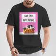 Love Cats Hate S Against Right Lives Matter T-Shirt Lustige Geschenke