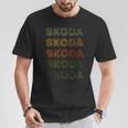 Love Heart Skoda Grungeintage Style Skoda T-Shirt Lustige Geschenke