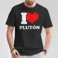 I Love Plutón Camiseta unisex Regalos divertidos