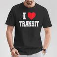 I Love Transit T-Shirt Lustige Geschenke