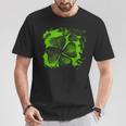 Lucky Charm Four Leaf Clover Irish Clover S T-Shirt Lustige Geschenke