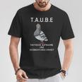 Lustiges Tauben Überwachungs- Deutsches Meme T-Shirt Lustige Geschenke