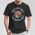 Magic Cube Solution Nerd Genie Cadeau Drôles Hommes S T-Shirt Cadeaux drôles