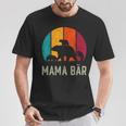 Mama Bear 3 Children Mother's Day Mother Women's T-Shirt Lustige Geschenke