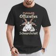 Mamas Official Snoring Mama Sleep Goat T-Shirt Lustige Geschenke