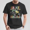 In My Monster Trucks Aunt Era Groovy Family Matching T-Shirt Personalized Gifts