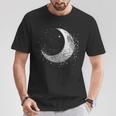 Moon Motif Half Moon Print Full Moon Mobile Phone Cover T-Shirt Lustige Geschenke