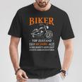 Motorcyclist 60Th Birthday Biker Top Condition T-Shirt Lustige Geschenke