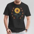 Multiple Sclerosis Awareness Sunflower Ms Warrior Support Camiseta unisex Regalos divertidos