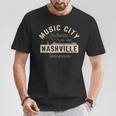 Music City Nashville Tennessee- Ciudad De La Música De Nashville Camiseta unisex Regalos divertidos