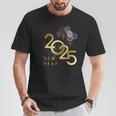 New Year's Eve Party Supplies 2025 Happy New Year Fireworks T-Shirt Lustige Geschenke