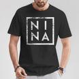 Nina Minimalism T-Shirt Lustige Geschenke