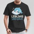 Official Sleep Dolphin Pyjamas Napper T-Shirt Lustige Geschenke