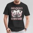 Official Sleep Panda Night Girls Sleeping T-Shirt Lustige Geschenke