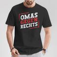 Omas Gegen Rechts Antirassismus T-Shirt Lustige Geschenke