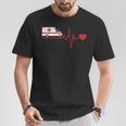 Paramedic With Emergency Service Driver Ekg T-Shirt Lustige Geschenke