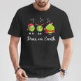 Peas On Earth Peace On Earth Christmas Pun Premium T-Shirt Unique Gifts