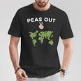 Peas Out Hip World Peace On Earth Pun Achieved World Peas Premium T-Shirt Unique Gifts